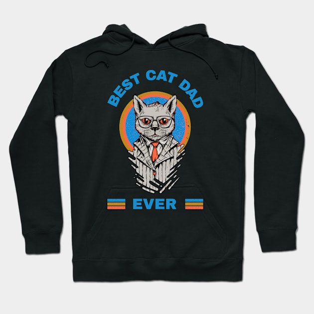 Best Cat Dad Ever Hoodie by MONMON-75